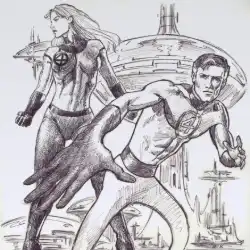 Invisible Woman and Mr Fantastic